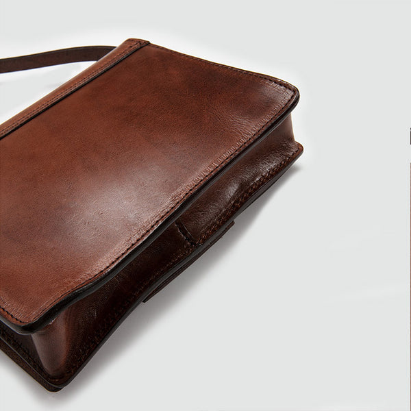 Womens Boho Leather Square Crossbody Satchel Purse Shoulder Bags for Women fashion