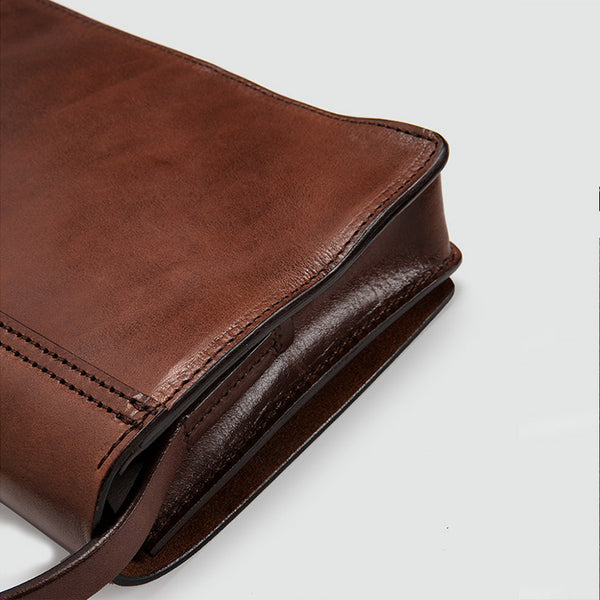 Womens Boho Leather Square Crossbody Satchel Purse Shoulder Bags for Women funky