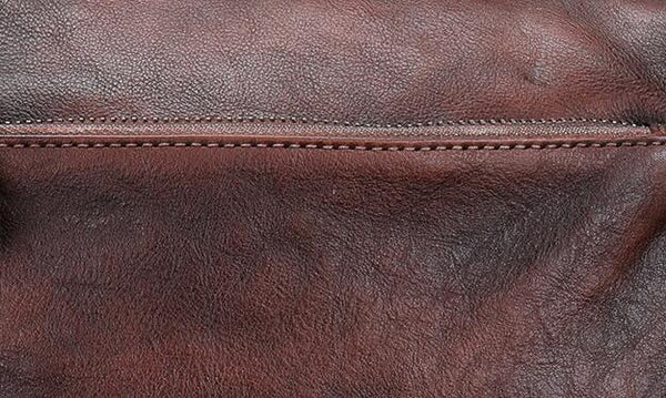 Womens Brown Leather Crossbody Saddle Bag Side Bags For Women Cowhide