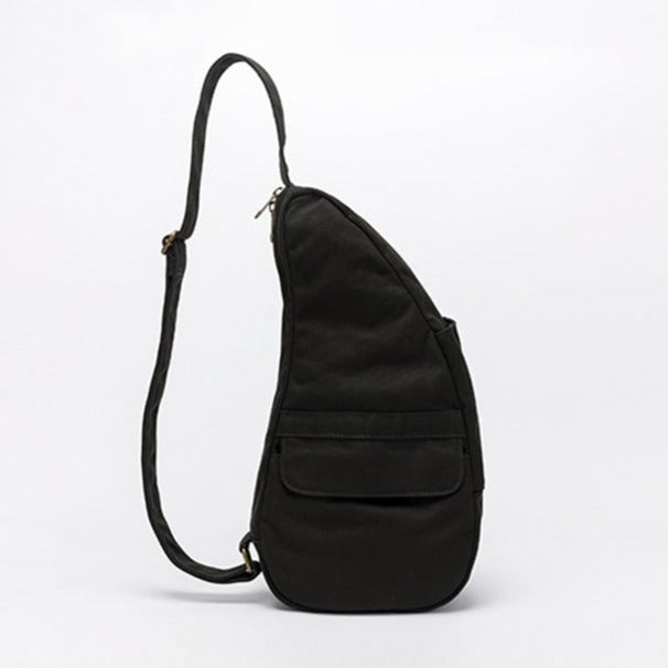 Womens Canvas Chest Bag White Crossbody Sling Bag For Women Black