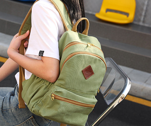 Womens Canvas Rucksack Purse Cute Backpacks For Women Beautiful