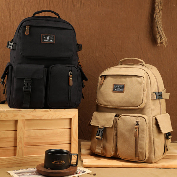 Womens Canvas Travel Backpack Rucksacks Stylish Backpacks For Women Accessories