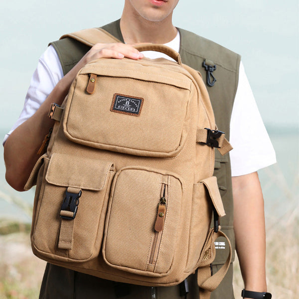 Womens Canvas Travel Backpack Rucksacks Stylish Backpacks For Women Aesthetic