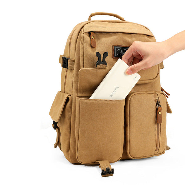 Womens Canvas Travel Backpack Rucksacks Stylish Backpacks For Women Casual