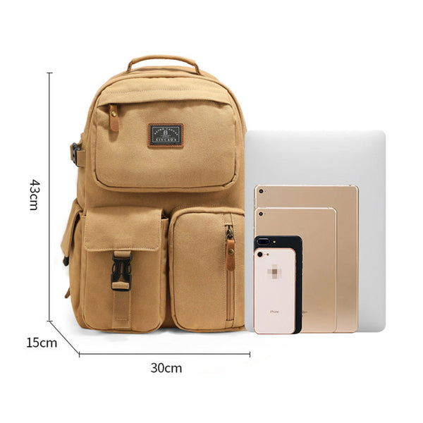 Womens Canvas Travel Backpack Rucksacks Stylish Backpacks For Women Fashion