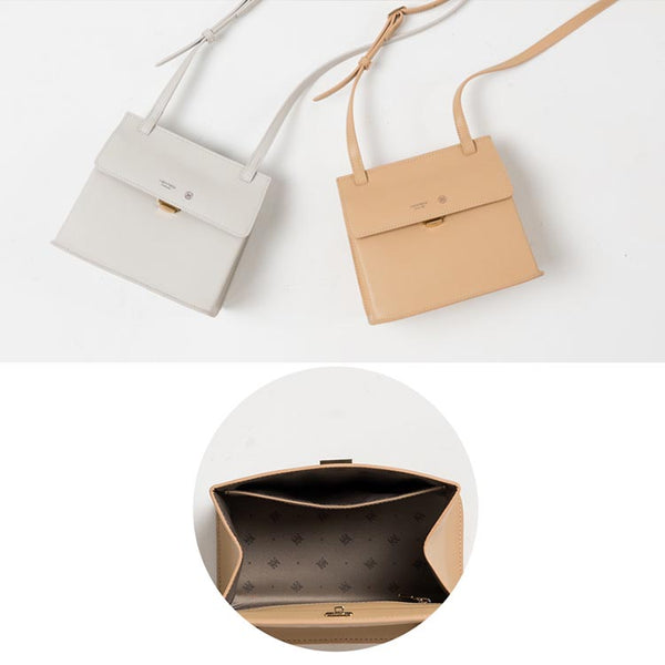 Womens Chic Leather Shoulder Bag Crossbody Bags Purse for Women Minimalist