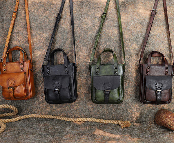 Ladies Genuine Leather Shoulder Bags Small Handbags For Women