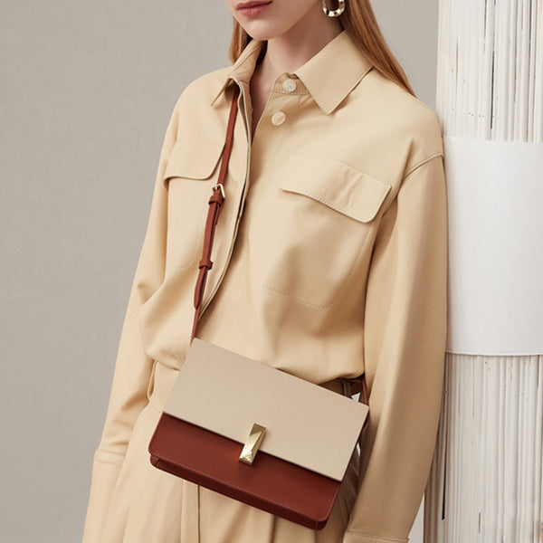 Womens Cube Bag Stylish Leather Crossbody Bags Shoulder Bag for Women cool