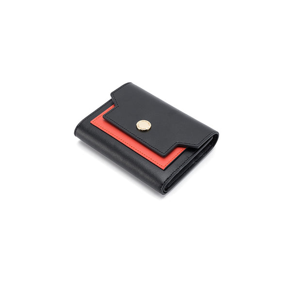 Womens Cute Leather Wallets Small Wallet Purse for Women designer