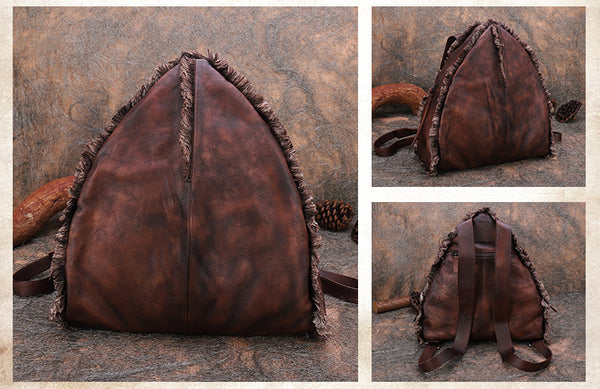 Womens Designer Leather Backpack Purse Small Rucksack Bags For Women Durable