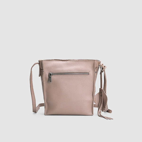 Womens Genuine Leather Bucket Bag Crossbody Bags Purse Shoulder Bag