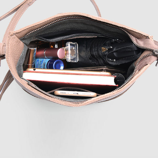 Womens Genuine Leather Bucket Bag Crossbody Bags Purse Shoulder Bag best