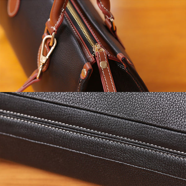 Womens Genuine Leather Handbags Crossbody Bags Purses for Women Designer