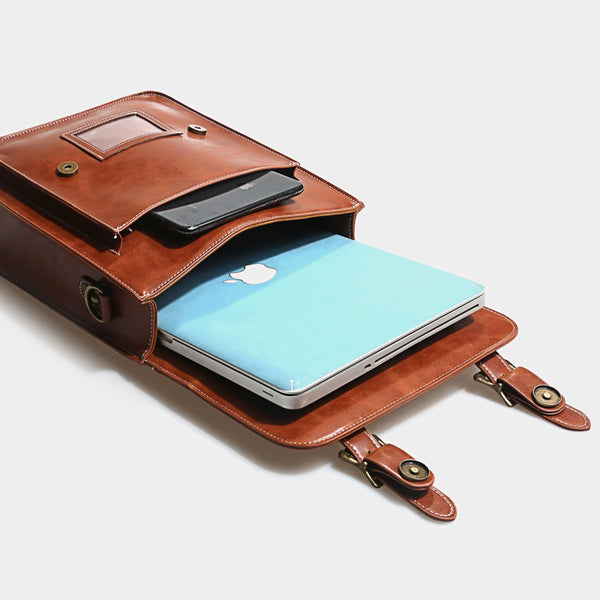 Womens Leather Backpack Purse Crossbody Laptop Messenger Bag Book Bags for Women Details