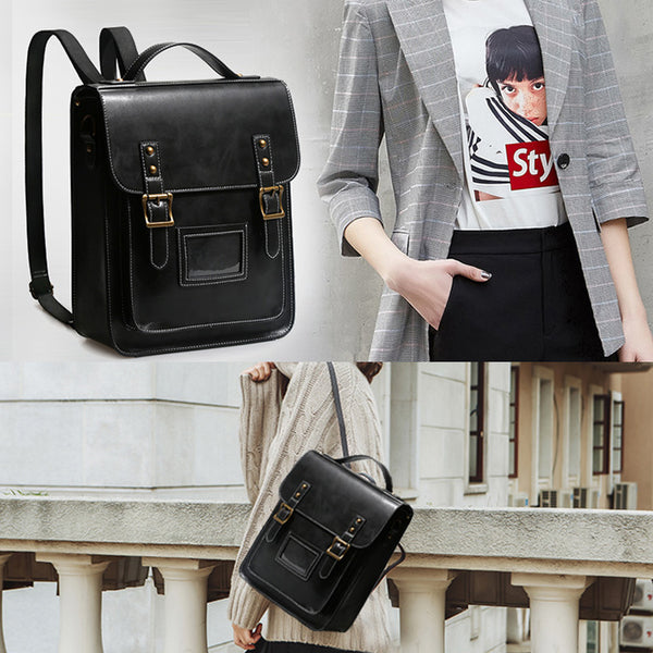 Womens Leather Backpack Purse Crossbody Laptop Messenger Bag Book Bags for Women Original