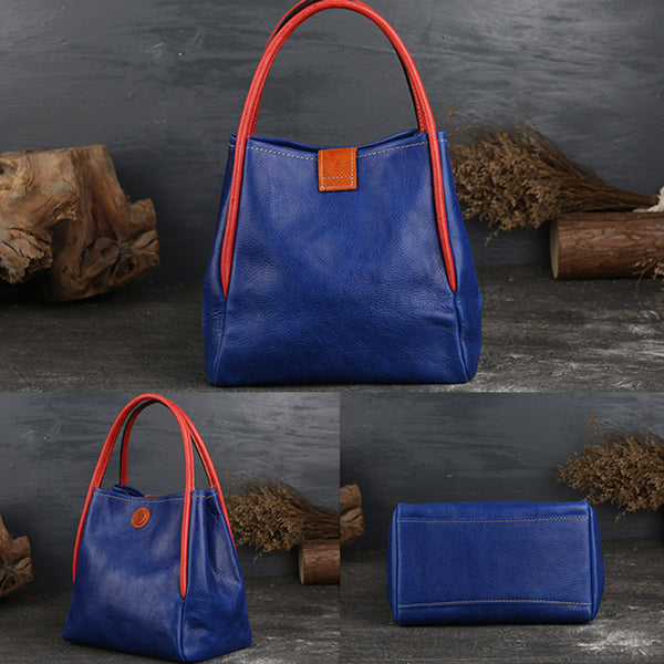 Womens Leather Bucket Bag Purse Leather Tote Handbags for Women cool