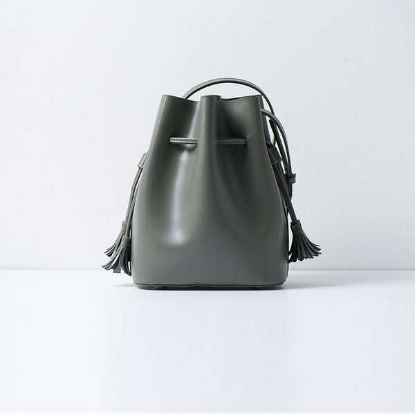 Womens Leather Bucket Bag Small Crossbody Bags Purse for Women beautiful