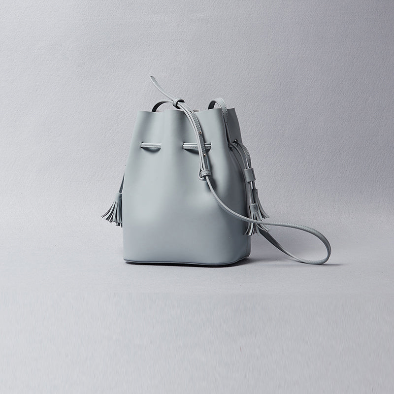 Womens Leather Bucket Bag