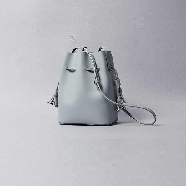 Womens Leather Bucket Bag
