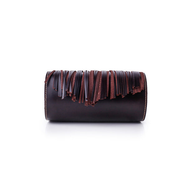 Womens Leather Fringe Crossbody Bag Western Purses Cross Shoulder Bag for Women Fashion