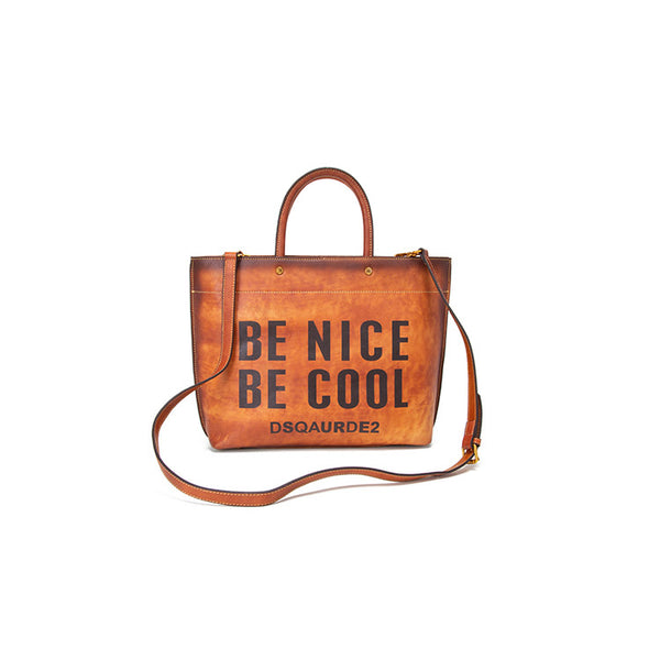 Womens Leather Tote Bag Large Capacity Handbags Purses for Women cowhide