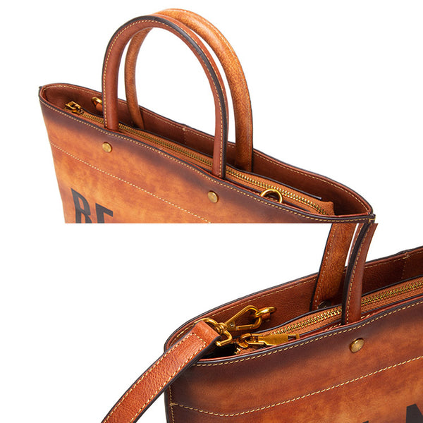 Womens Leather Tote Bag Large Capacity Handbags Purses for Women gift