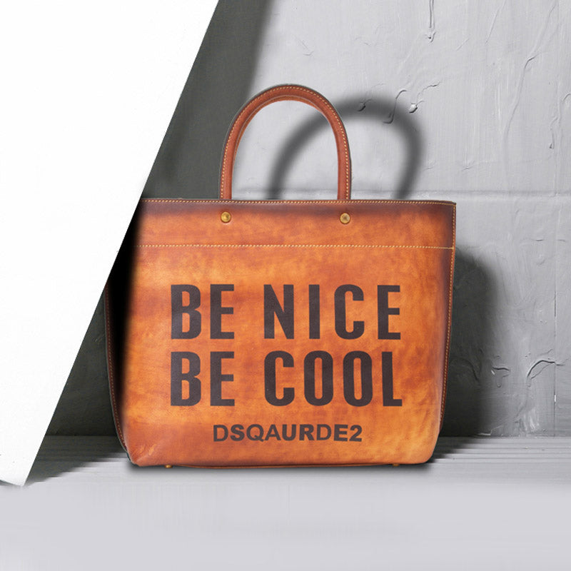 Womens Leather Tote Bag