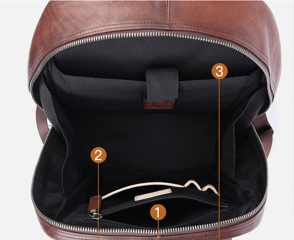 Womens Leather Travel Backpacks With Laptop Compartment Ladies Leather Backpack Purse Compartment Ladies Leather Backpack Purse Inside