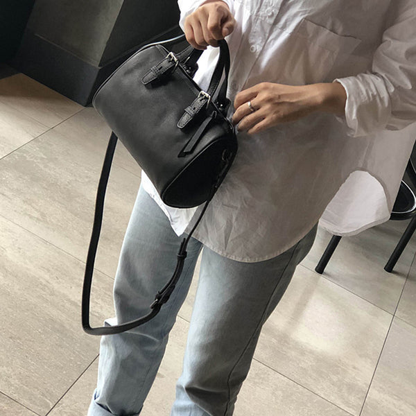 Womens Leather Trending Handbags Boston Bag Cross Shoulder Bag For Women Genuine Leather