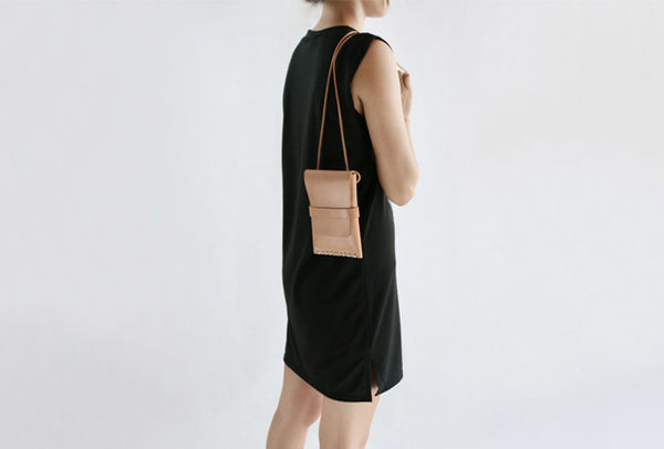 Womens Mini Leather Crossbody Phone Bags Over The Shoulder Purse cowhide