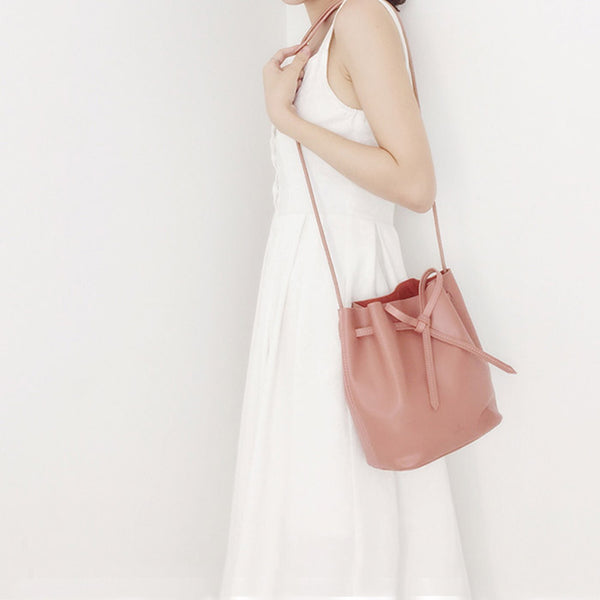 Womens Pink Leather Crossbody Bags Small Leather Shoulder Bags for Women cool