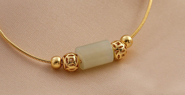 Womens Real Jade Bracelet Adjustable Sterling Silver Charm Bracelets For Women Gift