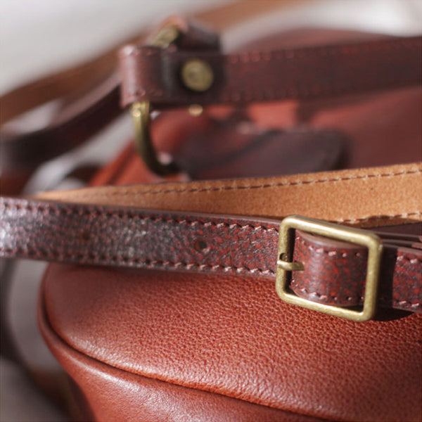 Womens Small Brown Genuine Leather Backpack Bag Purse Nice Backpacks for Women Original