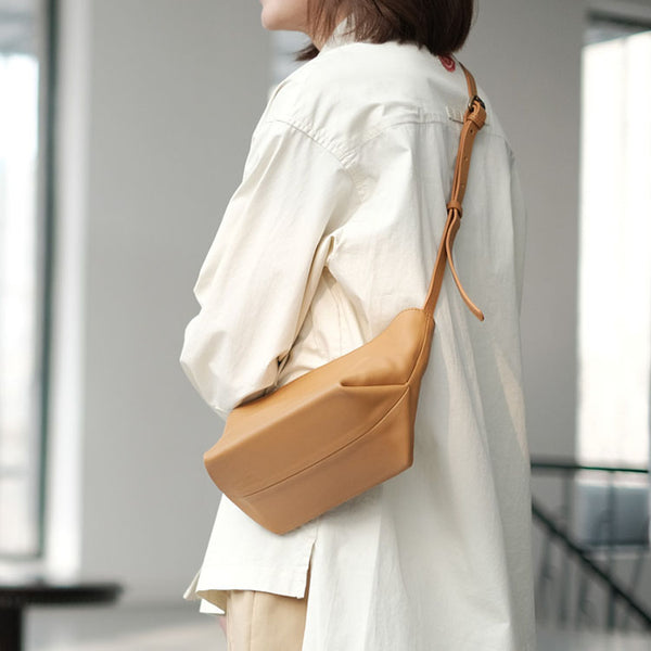 Womens Small Cowhide Leather Crossbody Purse Side Bags for Women Cute