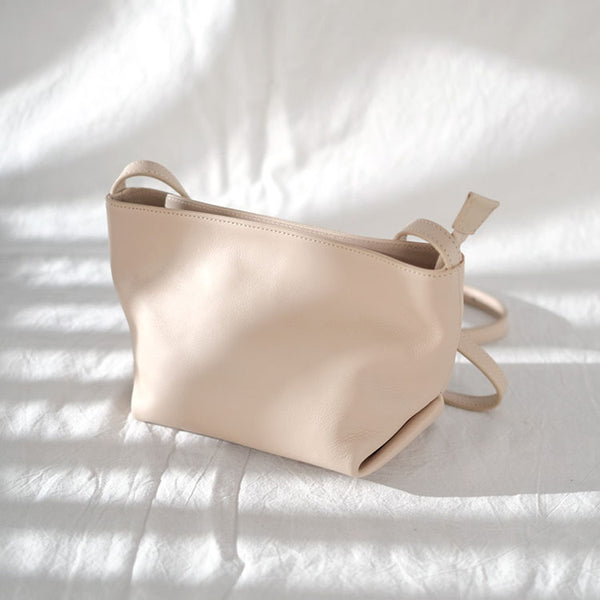 Womens Small Cowhide Leather Crossbody Purse Side Bags for Women Durable