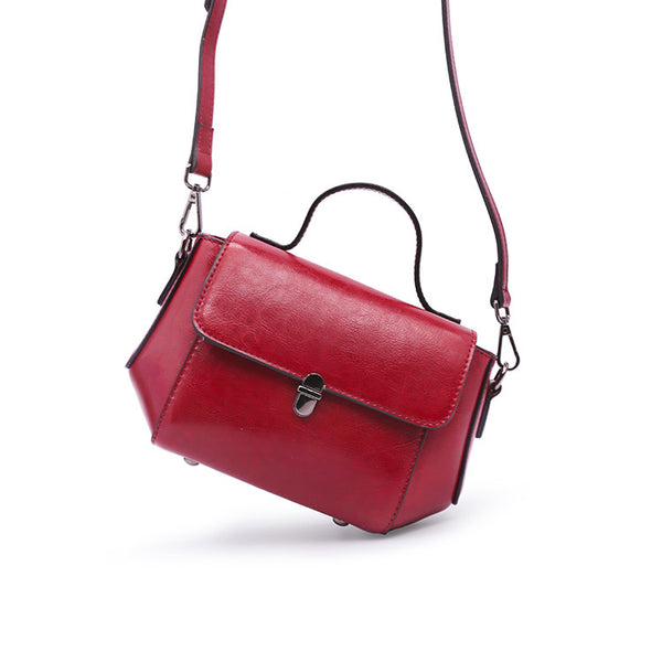 Womens Small Leather Crossbody Bags Leather Shoulder Bag Purses for Women