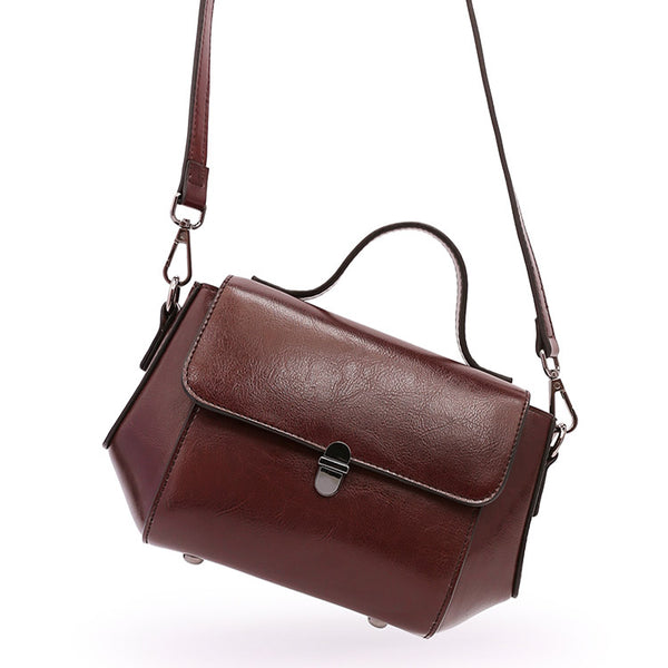 Womens Small Leather Crossbody Bags Leather Shoulder Bag Purses for Women cute