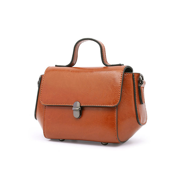 Womens Small Leather Crossbody Bags Leather Shoulder Bag Purses for Women mini