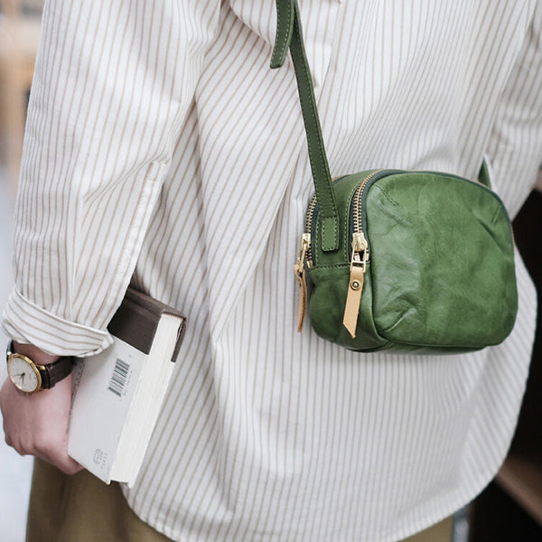 Fashion Women's Leather Chest Sling Bag Crossbody Sling Pack For Women Badass