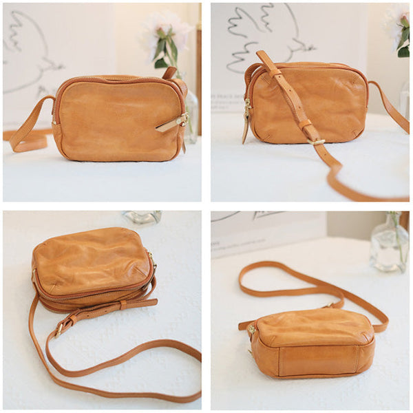 Fashion Women's Leather Chest Sling Bag Crossbody Sling Pack For Women Genuine Leather