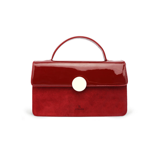 Womens Small Leather Satchel Bag