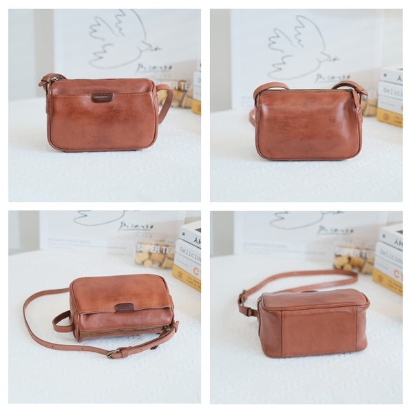 Womens Small Leather Shoulder Bag Genuine Leather Crossbody Bags Quality