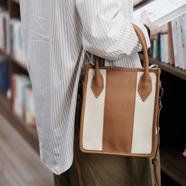 Womens Small Leather Tote Bag Cross Body Handbags For Women Accessories