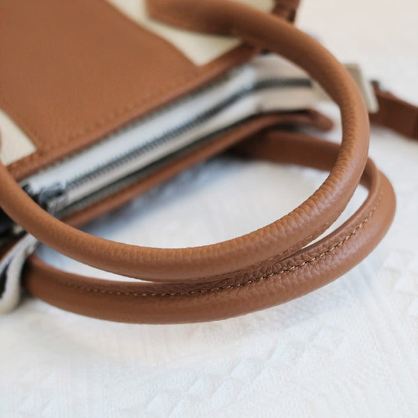 Womens Small Leather Tote Bag Cross Body Handbags For Women Cool