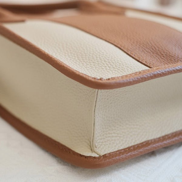 Womens Small Leather Tote Bag Cross Body Handbags For Women Cowhide