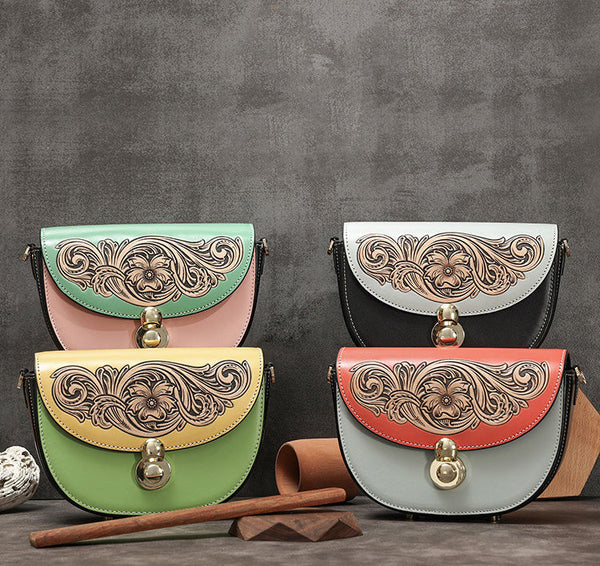 Womens Small Over The Shoulder Purse Genuine Leather Crossbody Bags Affordable