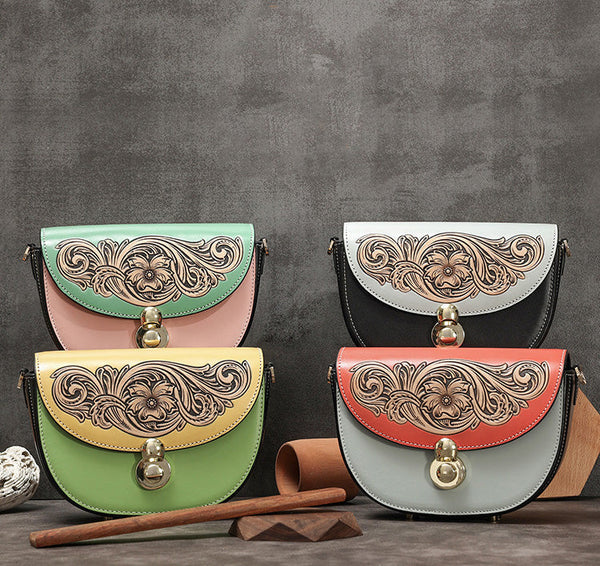 Womens Small Over The Shoulder Purse Genuine Leather Crossbody Bags Affordable