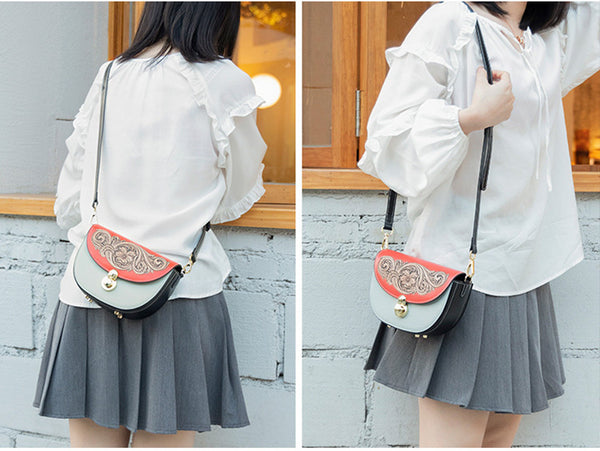 Womens Small Over The Shoulder Purse Genuine Leather Crossbody Bags Best