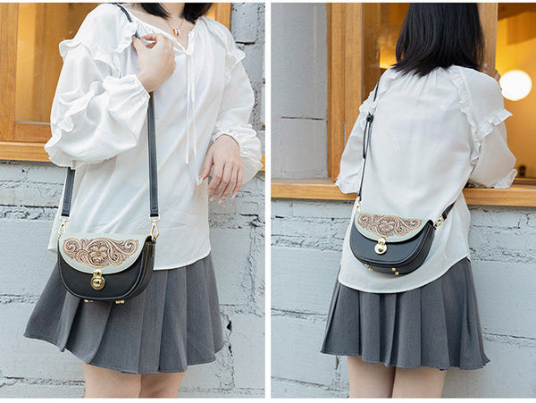 Womens Small Over The Shoulder Purse Genuine Leather Crossbody Bags Fashion