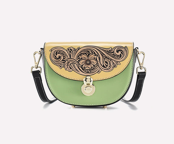 Womens Small Over The Shoulder Purse Genuine Leather Crossbody Bags Genuine Leather